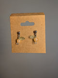 Lemon Earrings, Silver
